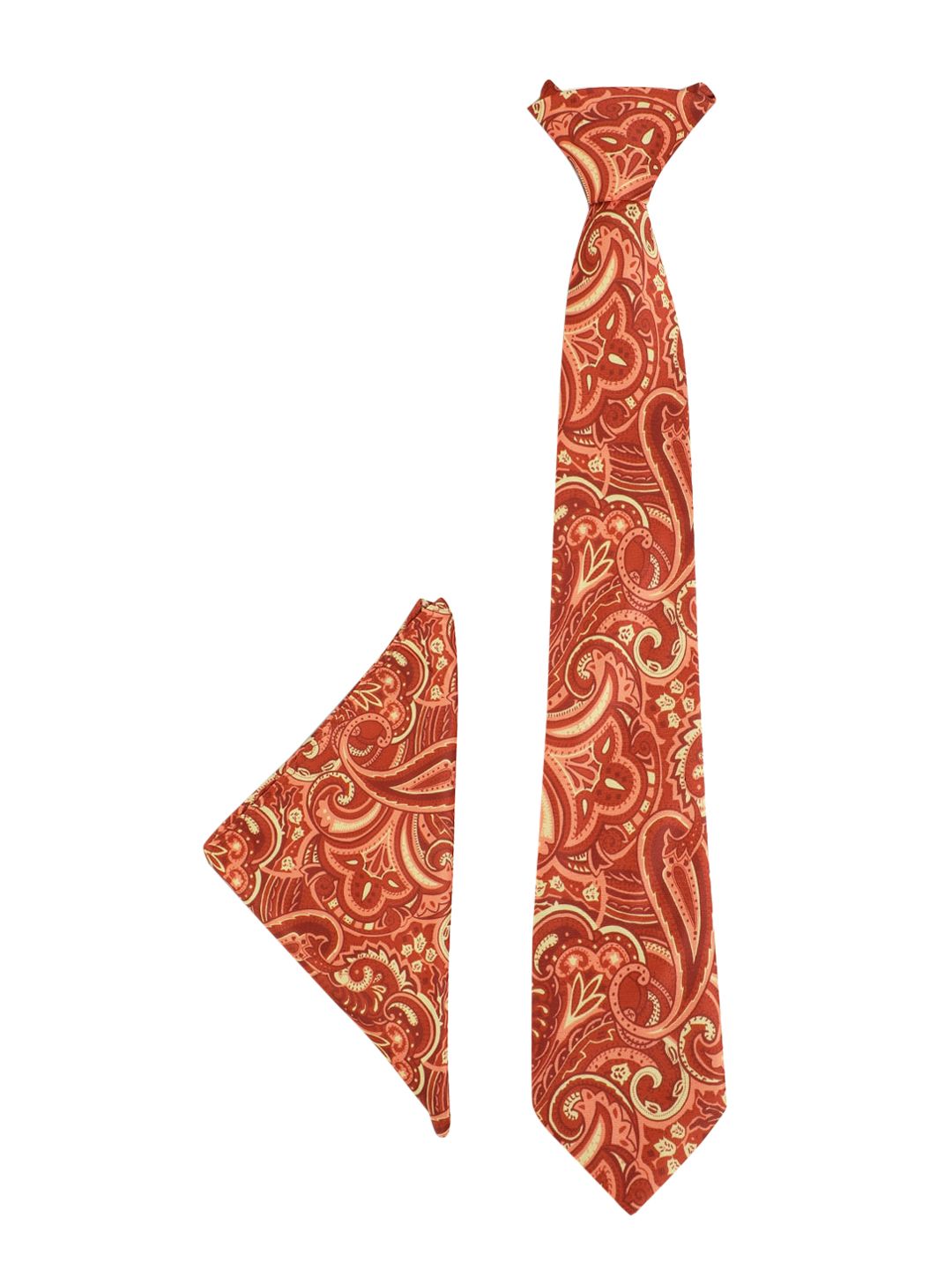 Alvaro Castagnino Men Orange & Yellow Accessory Gift Set