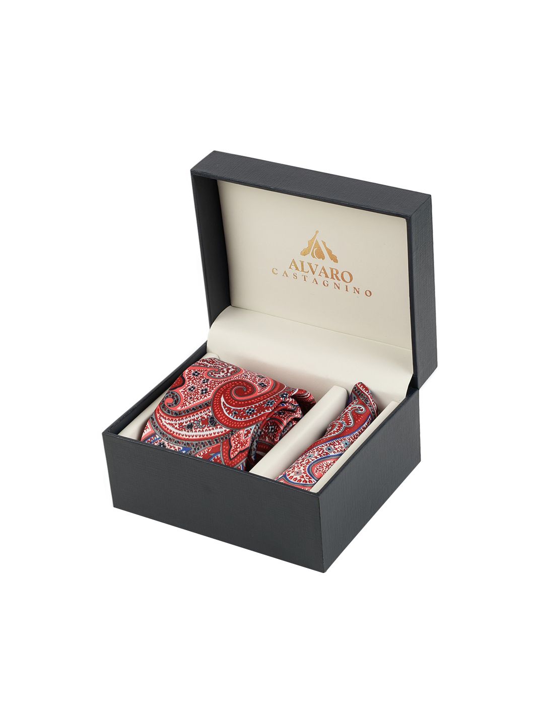 Alvaro Castagnino Men Pink & Multi Accessory Gift Set