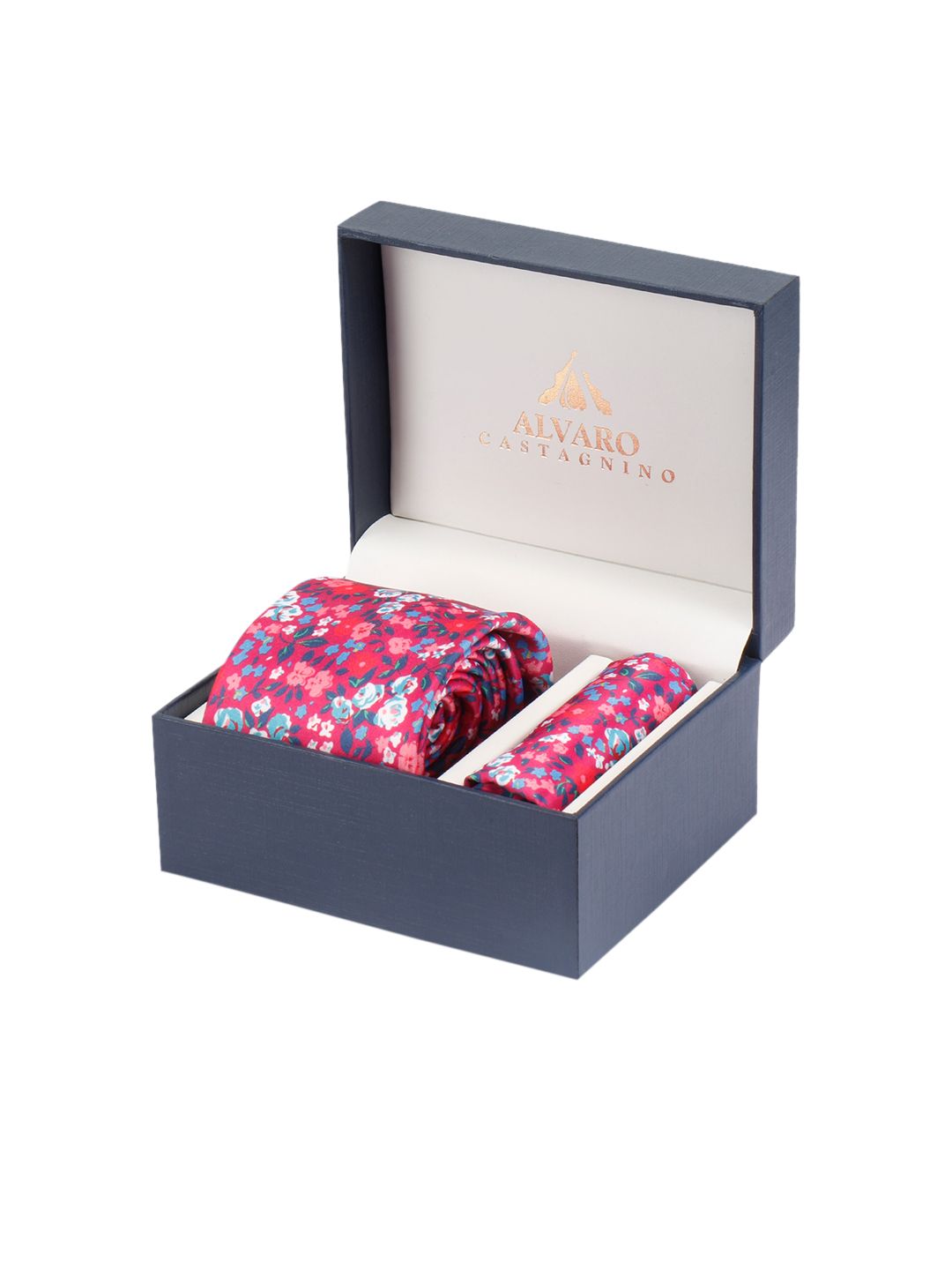 Alvaro Castagnino Men Red & Multi Accessory Gift Set