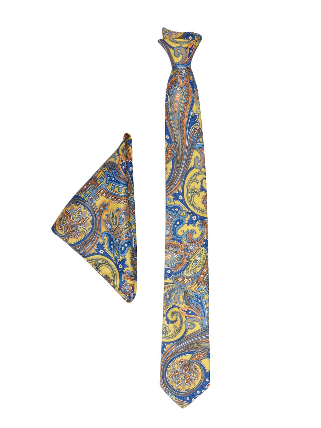 Alvaro Castagnino Men Yellow & Blue Accessory Gift Set