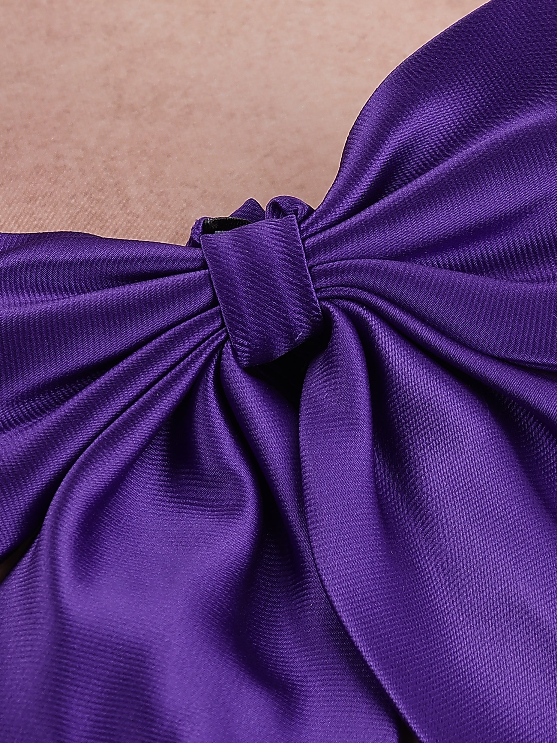 Purple Oversized Butterfly Bow Tie