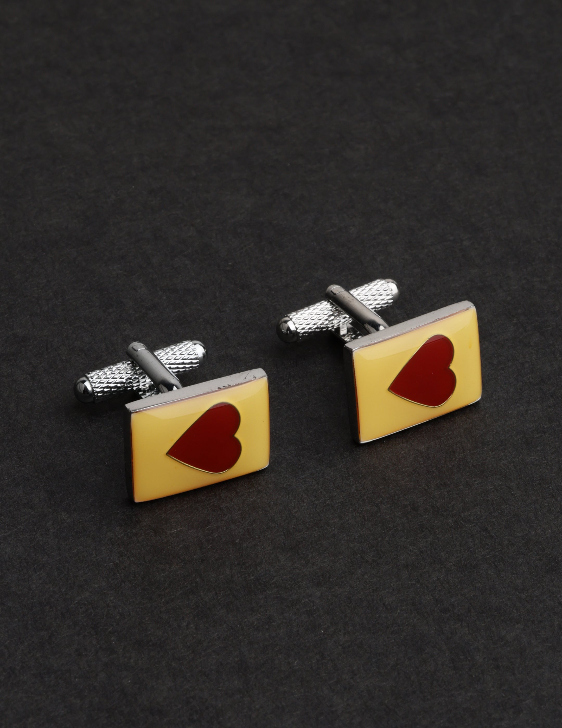 Heart Designer Cufflink