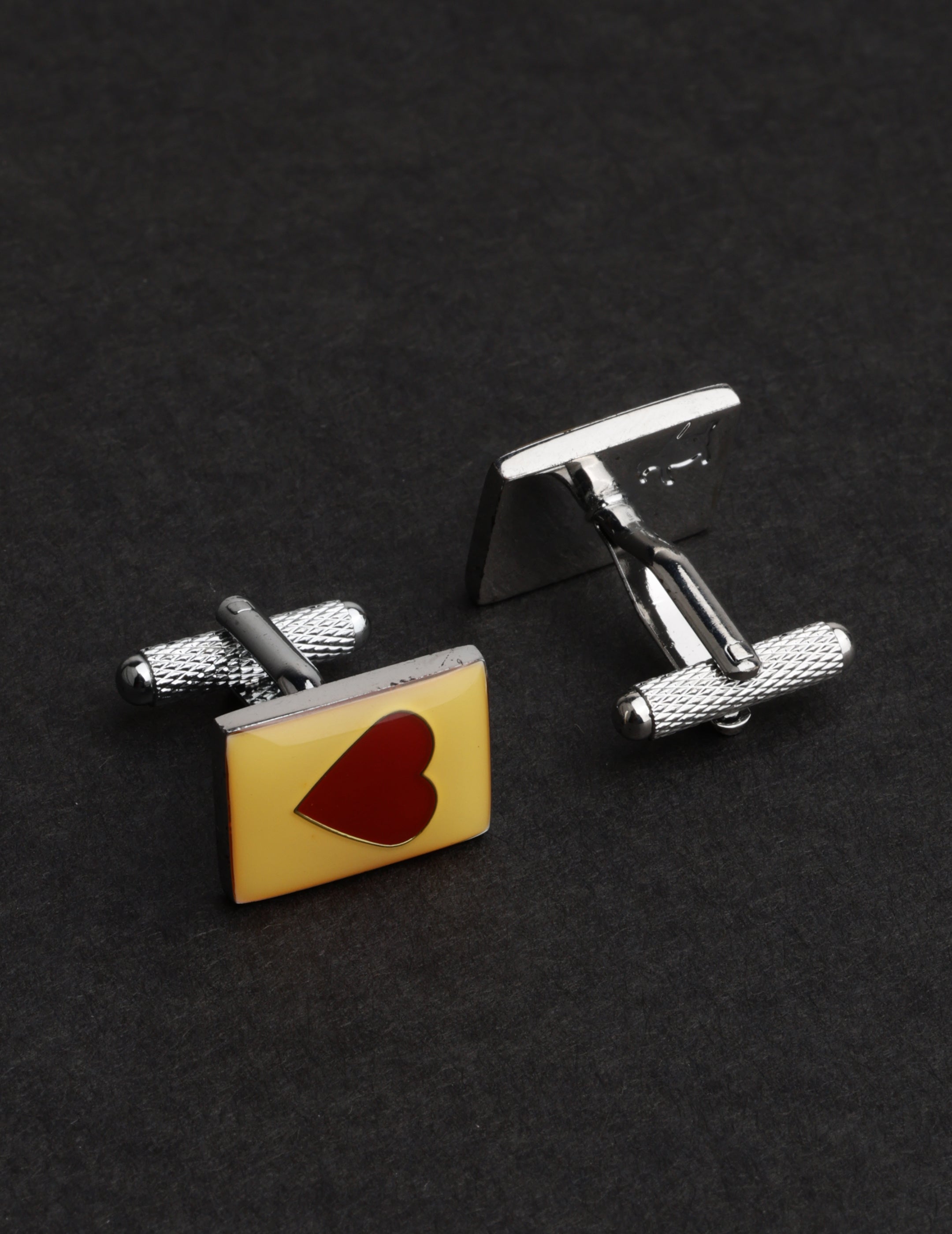 Heart Designer Cufflink