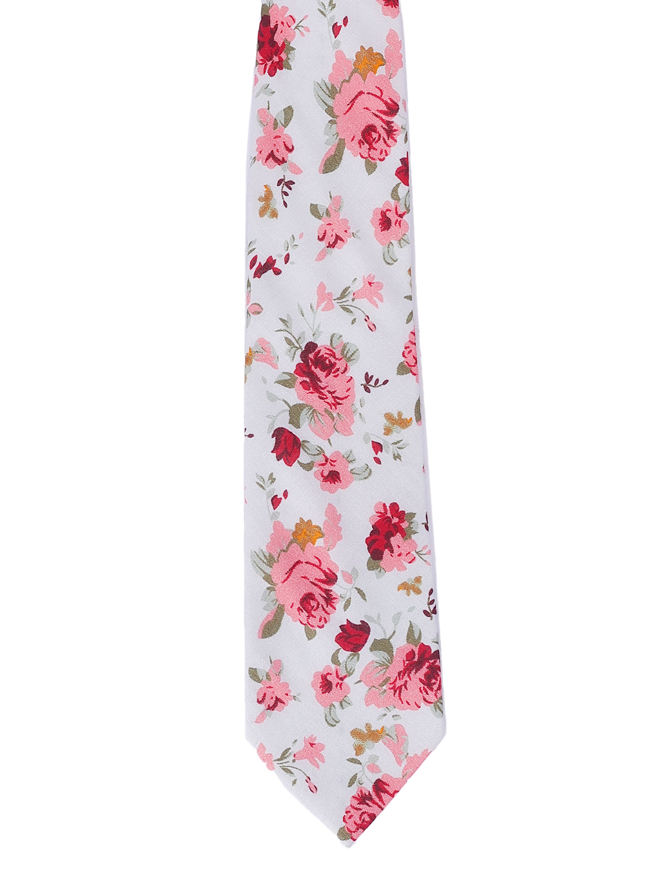 Pastel Blush Rose Cotton Necktie