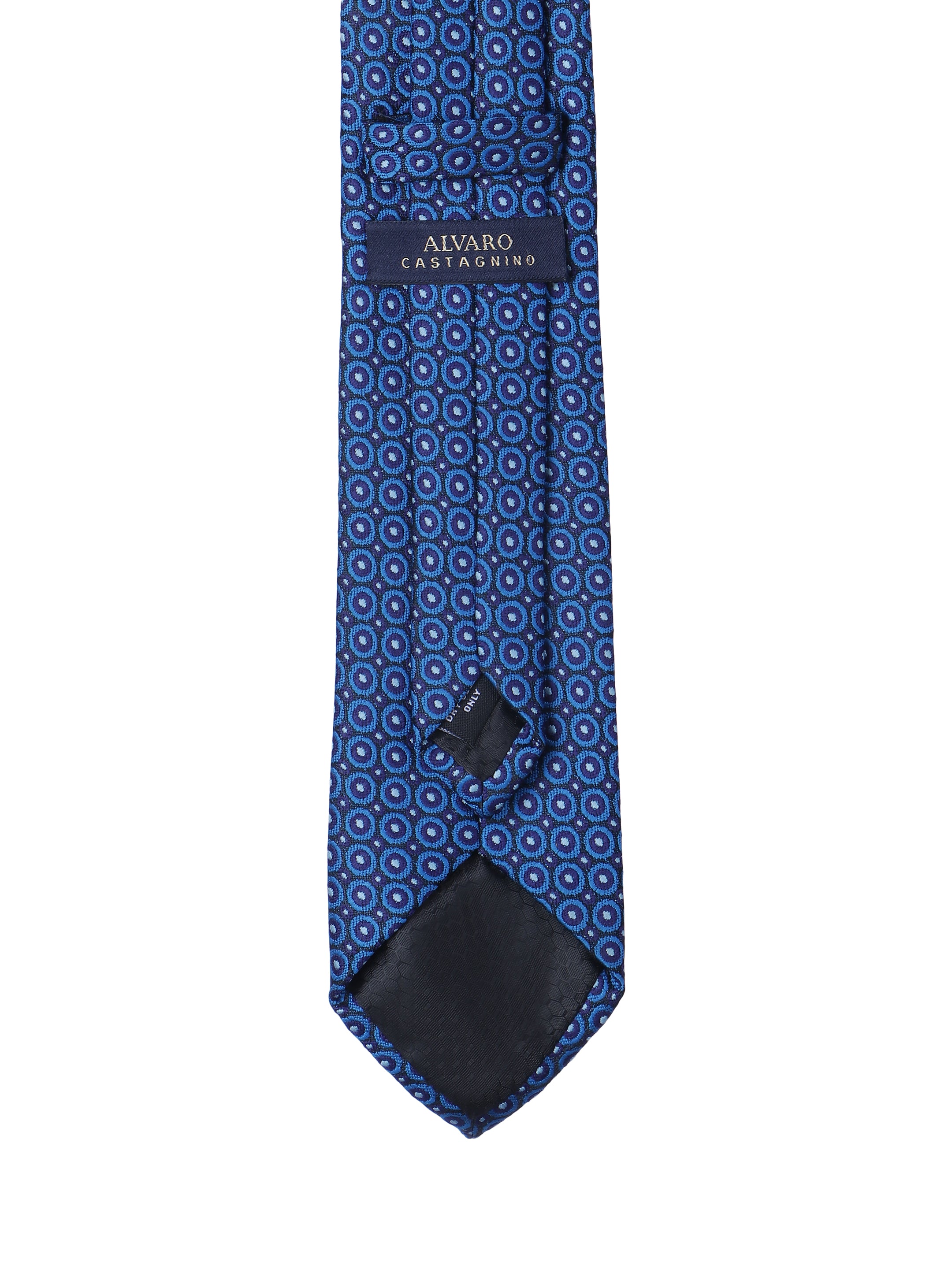 Geometric Blue Necktie