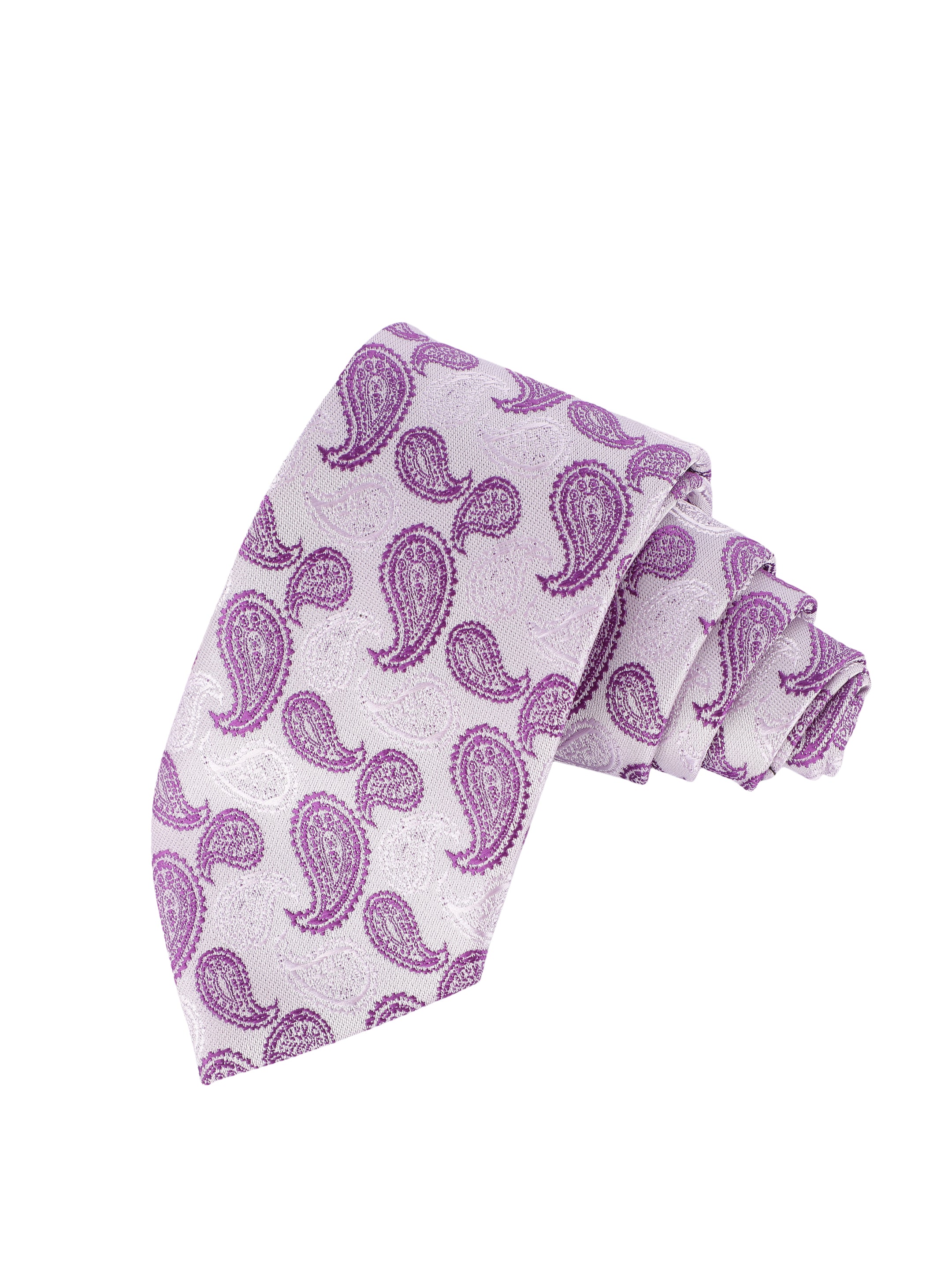 Purple paisley Tie