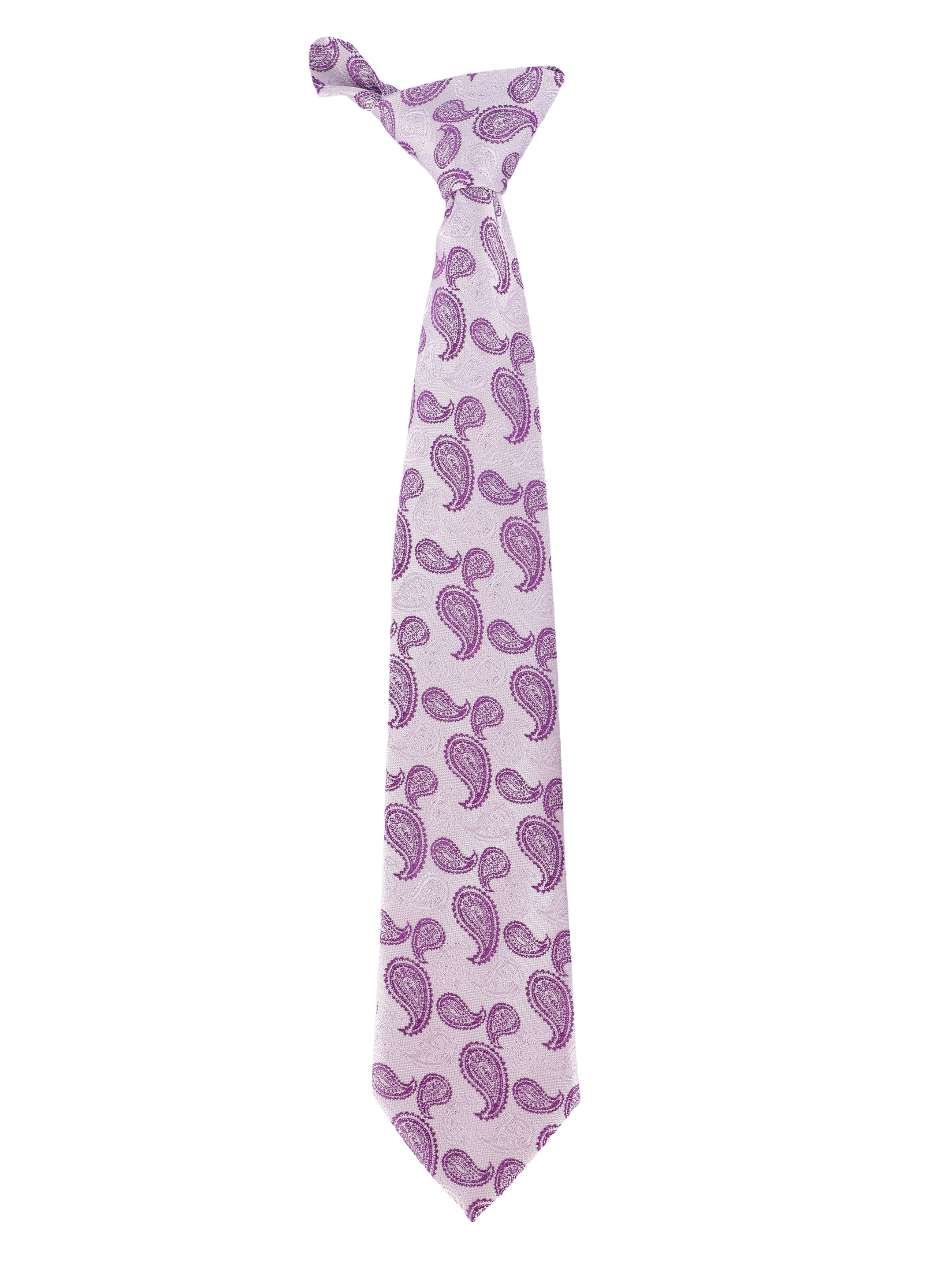 Purple paisley Tie