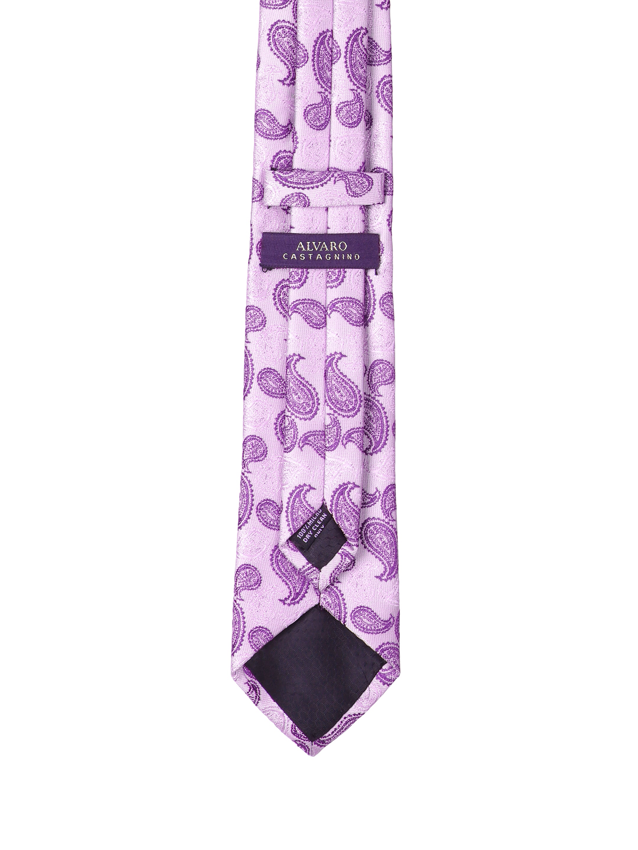 Purple paisley Tie