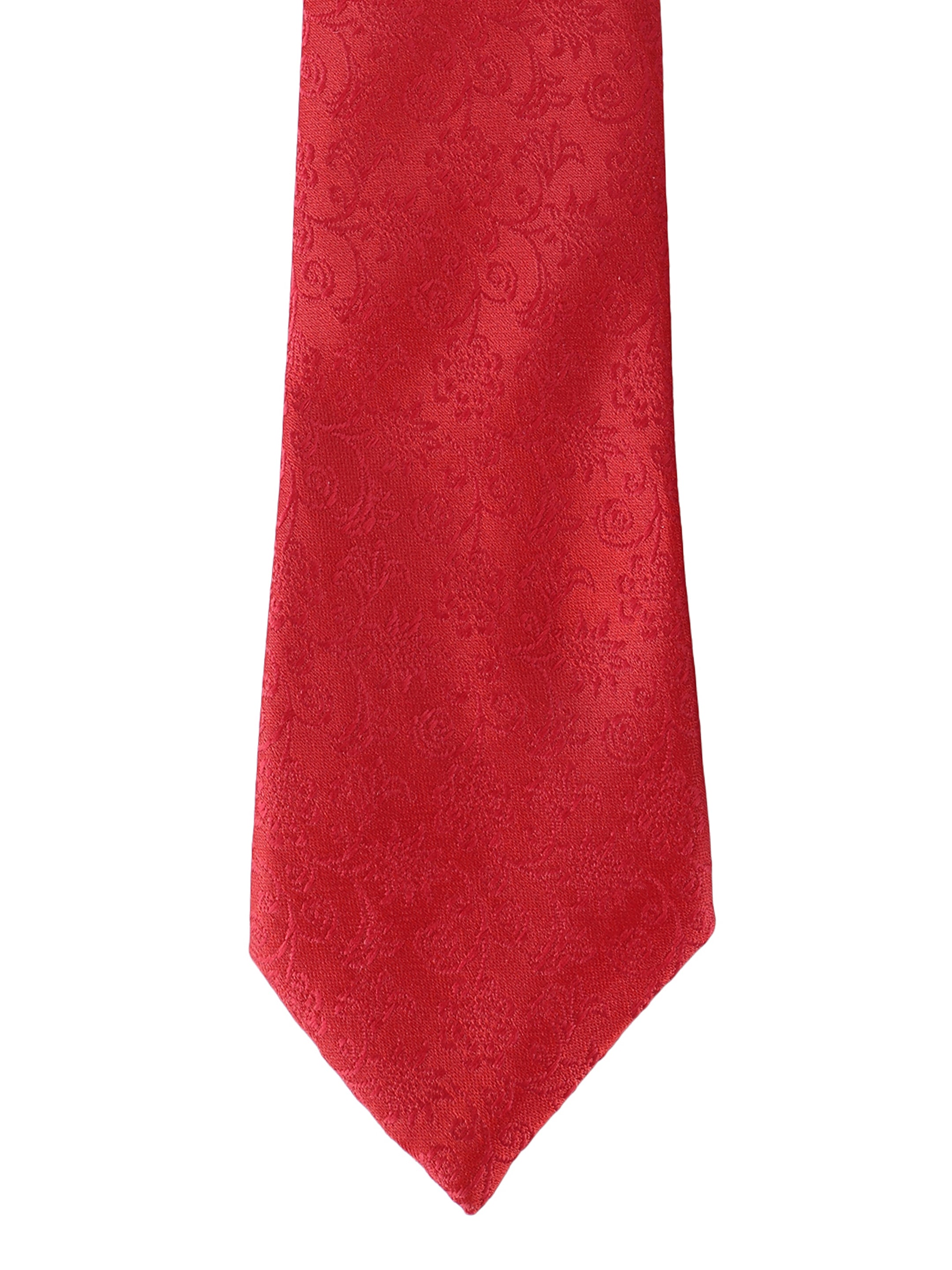 Red Floral Design Tie