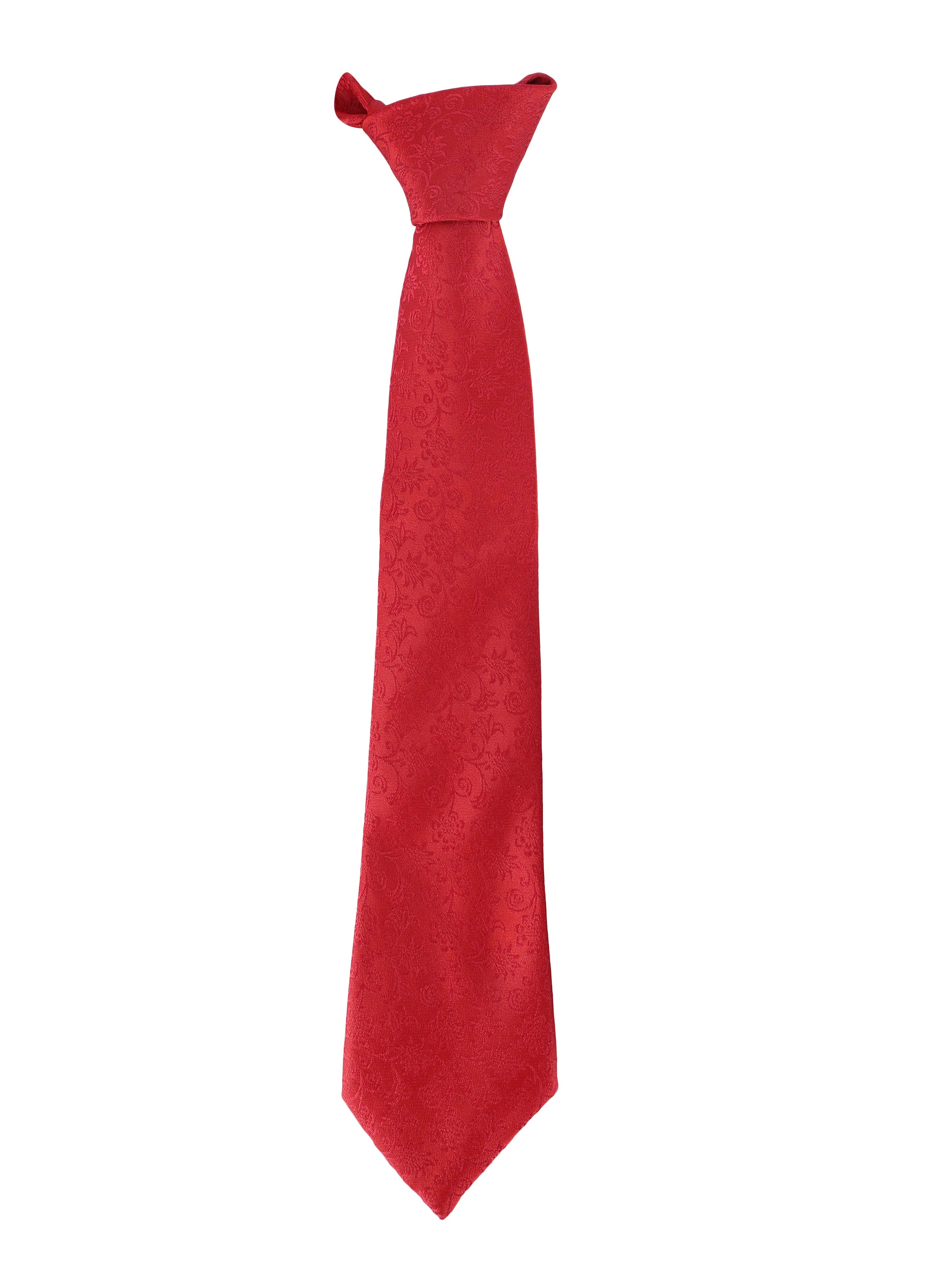 Red Floral Design Tie