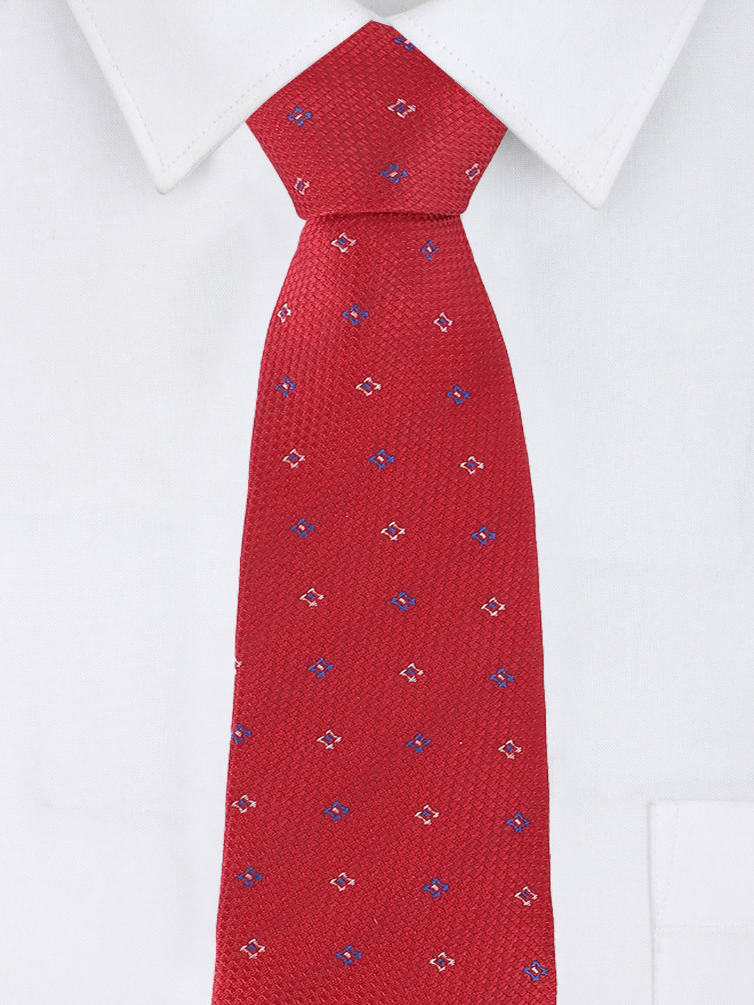 Red Floral Tie