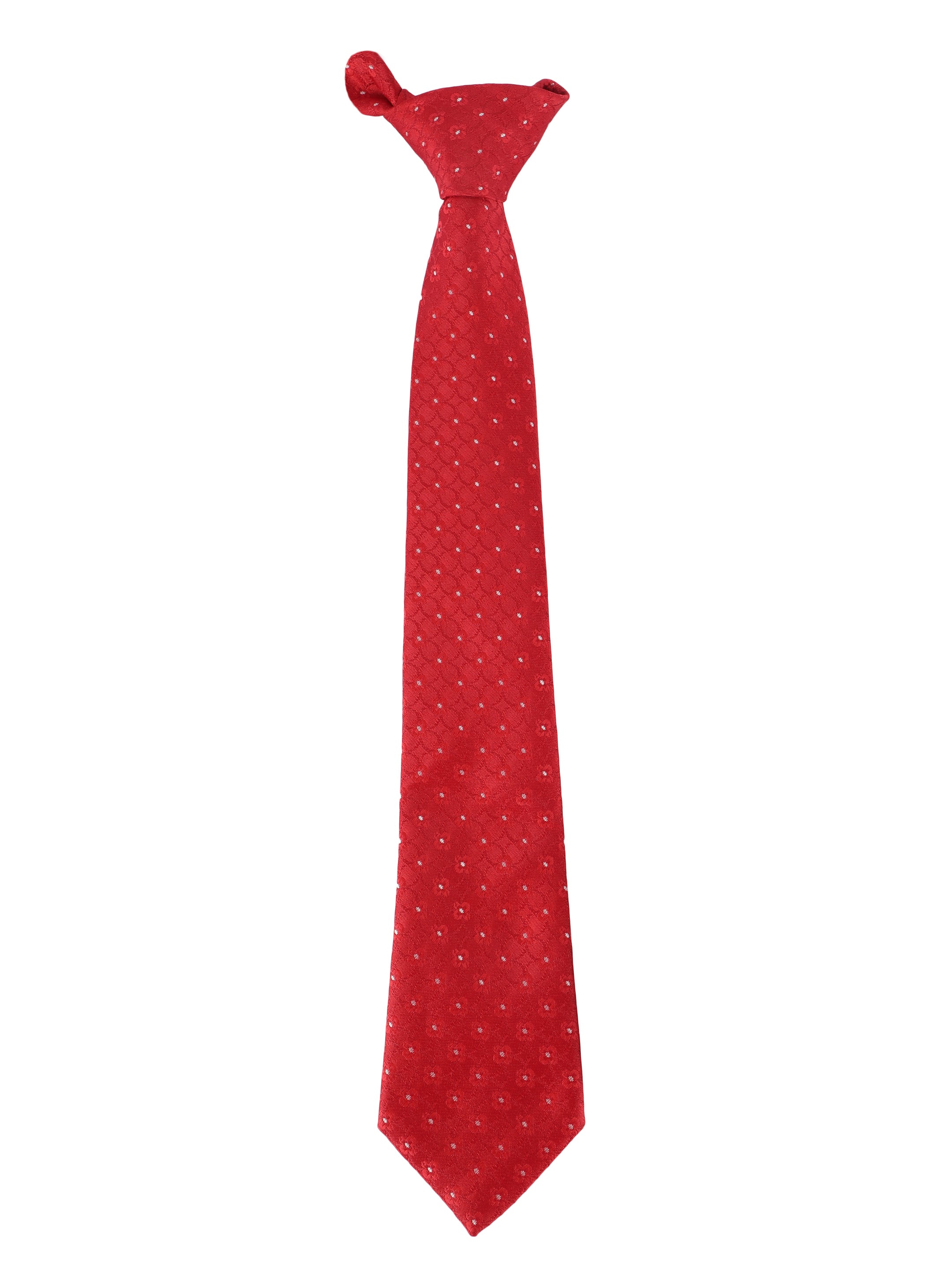 Red Geometric Tie