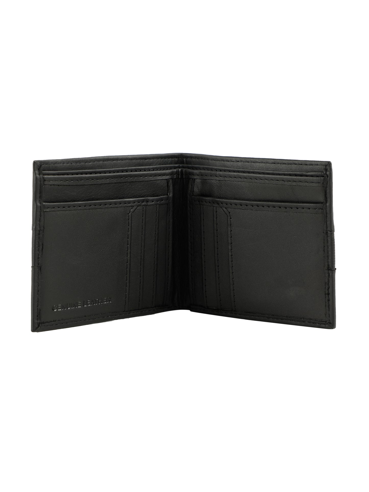 Alvaro Castagnino Black Coloured Two Fold Leather Wallet for Men