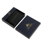 Alvaro Castagnino Black Coloured Two Fold Leather Wallet for Men
