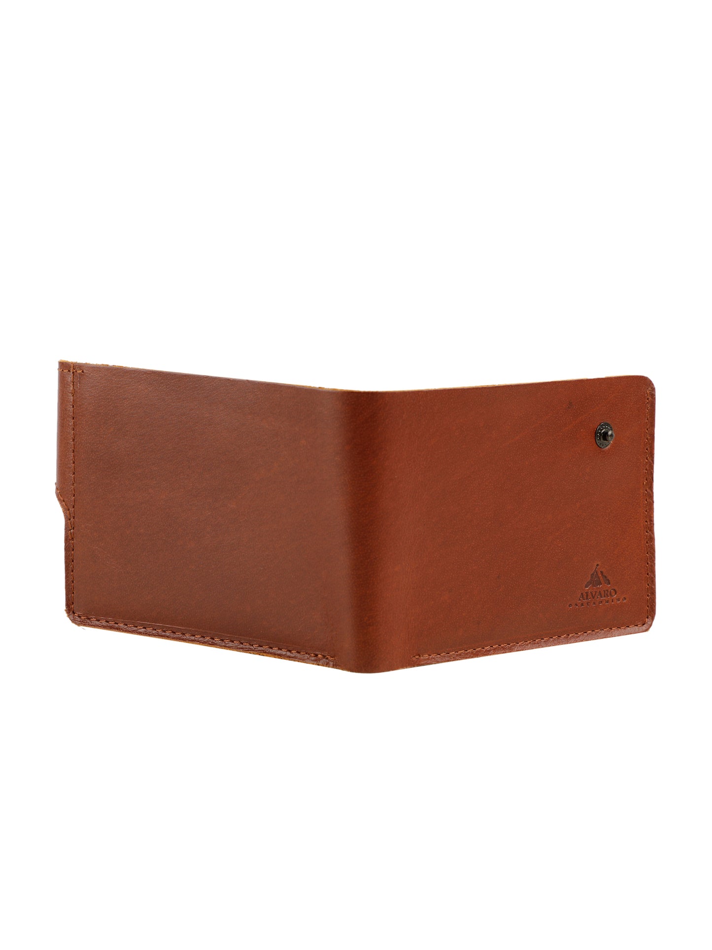 Alvaro Castagnino Brown Coloured Two Fold Leather Wallet for Men