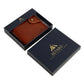 Alvaro Castagnino Brown Coloured Two Fold Leather Wallet for Men