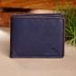 Alvaro Castagnino Blue & Brown Coloured Two Fold Leather Wallet for Men