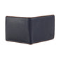 Alvaro Castagnino Blue & Brown Coloured Two Fold Leather Wallet for Men