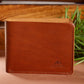 Alvaro Castagnino Tan Coloured Two Fold Leather Wallet for Men