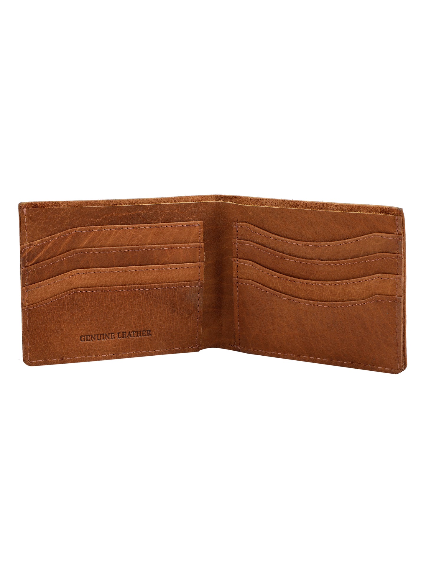 Alvaro Castagnino Tan Coloured Two Fold Leather Wallet for Men