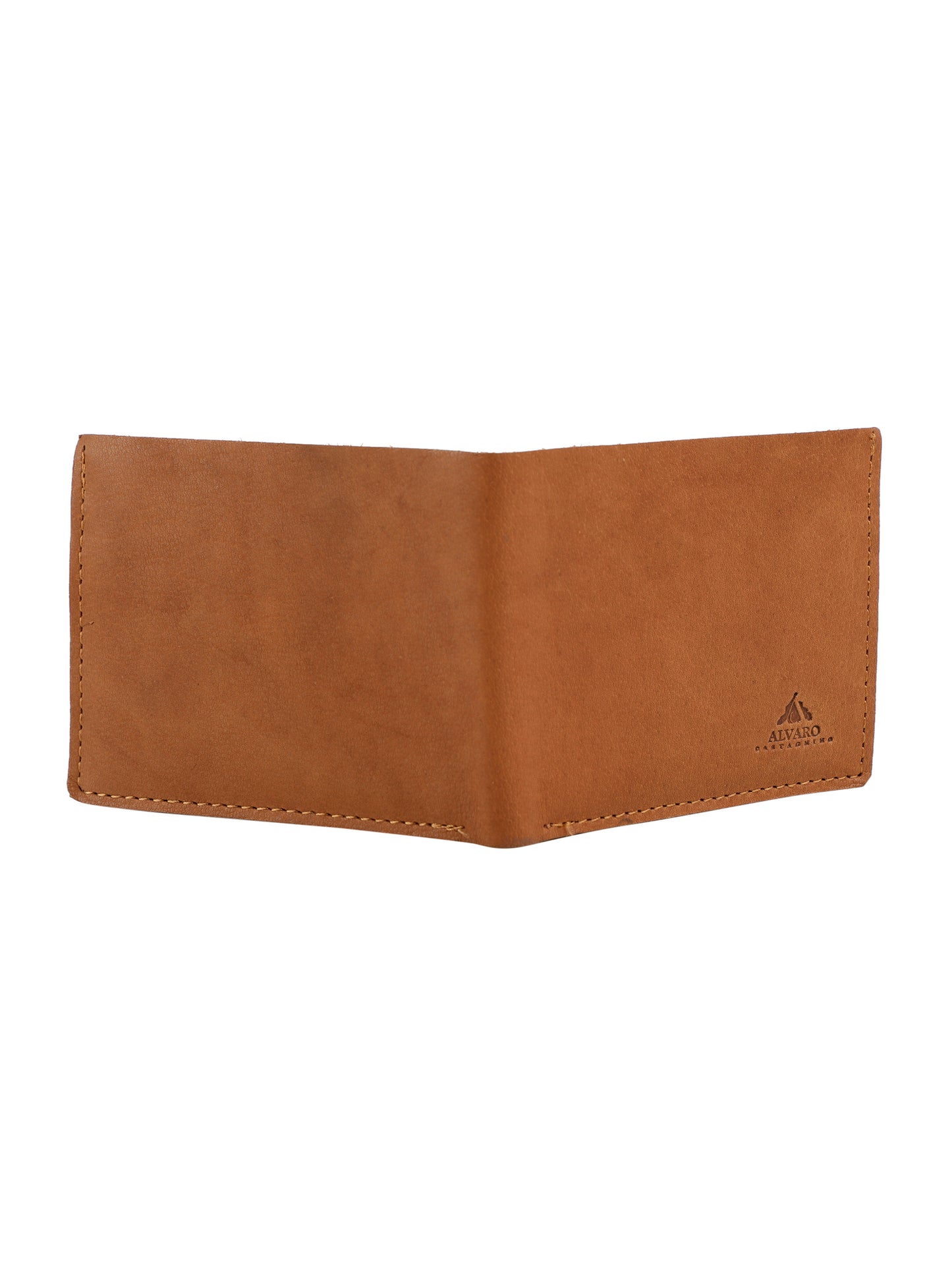 Alvaro Castagnino Tan Coloured Two Fold Leather Wallet for Men