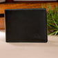 Alvaro Castagnino Black Coloured Two Fold Leather Wallet for Men