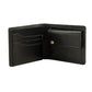 Alvaro Castagnino Black Coloured Two Fold Leather Wallet for Men