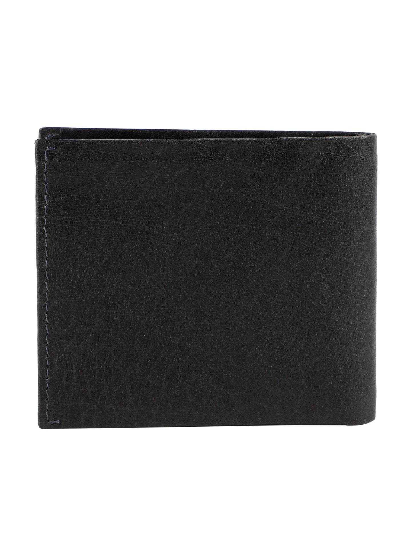Alvaro Castagnino Black Coloured Two Fold Leather Wallet for Men