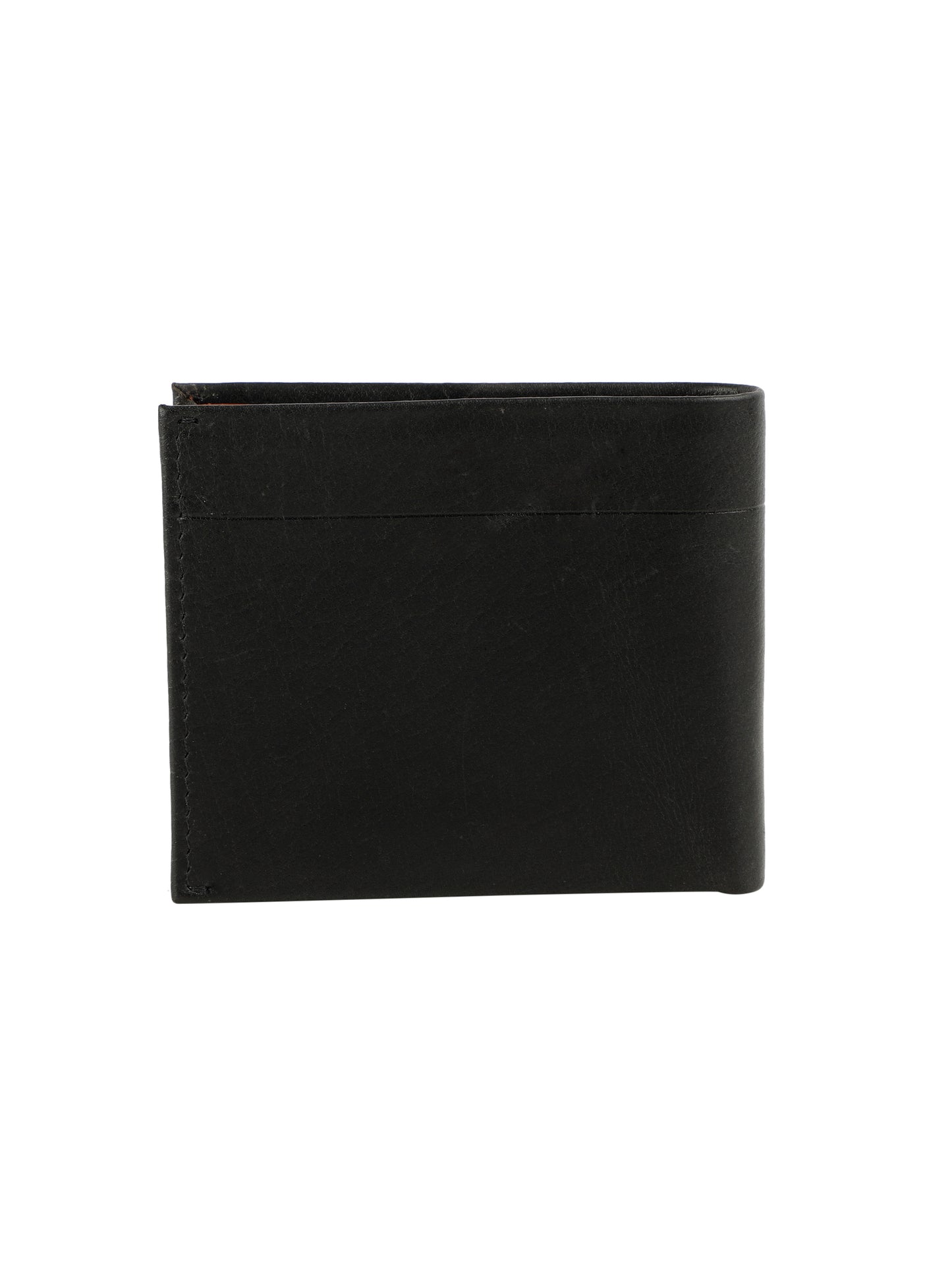 Alvaro Castagnino Black & Brown Coloured Two Fold Leather Wallet for Men