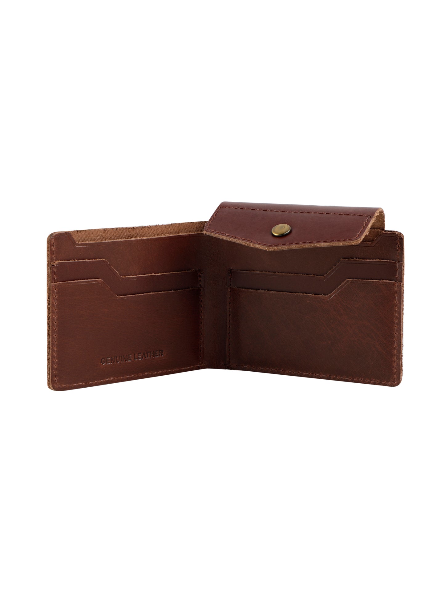 Alvaro Castagnino Tan Coloured Two Fold Leather Wallet for Men