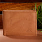 Alvaro Castagnino Tan Coloured Two Fold Leather Wallet for Men