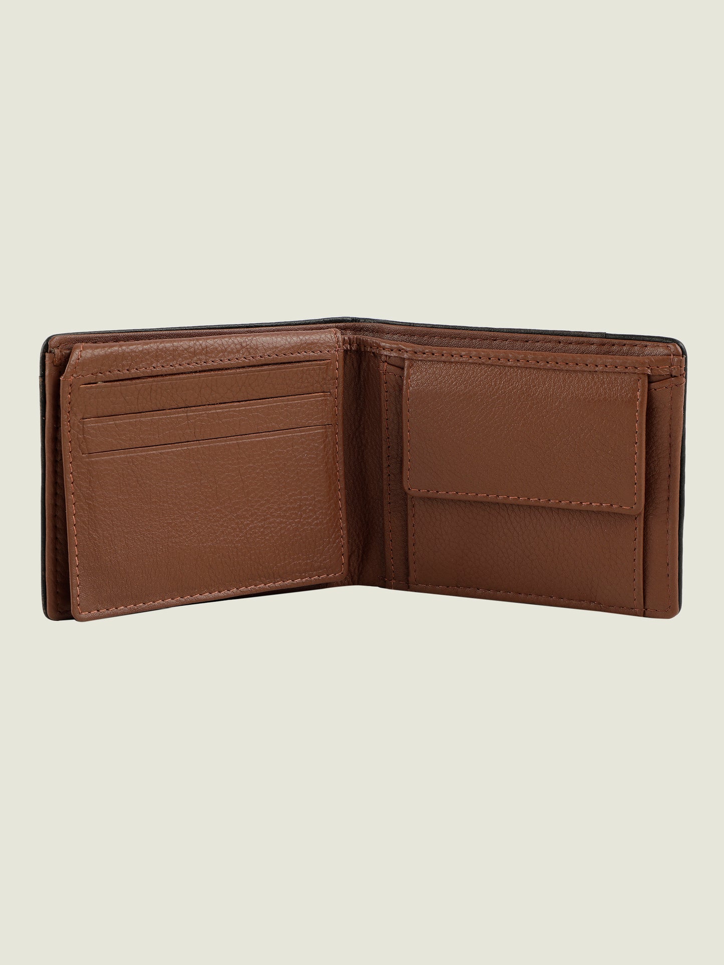 Alvaro Castagnino Brown & Black Coloured Two Fold Leather Wallet for Men