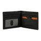 Alvaro Castagnino Black Coloured Two Fold Leather Wallet for Men