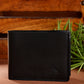 Alvaro Castagnino Black Coloured Two Fold Leather Wallet for Men
