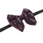 Alvaro Castagnino Men Embellished Woven Design Bow Tie