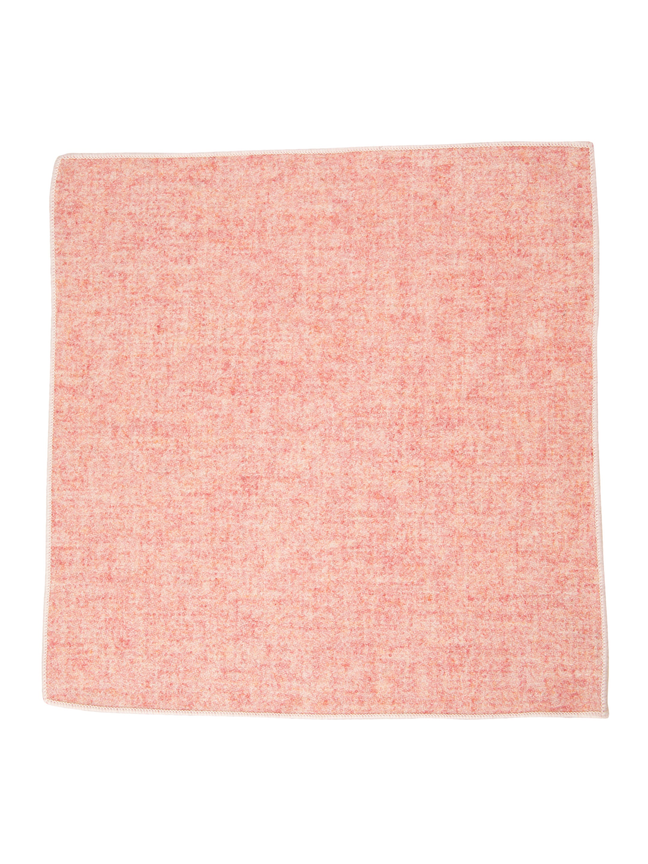 Alvaro Castagnino Orange Colored Microfiber Pocket Square for Men