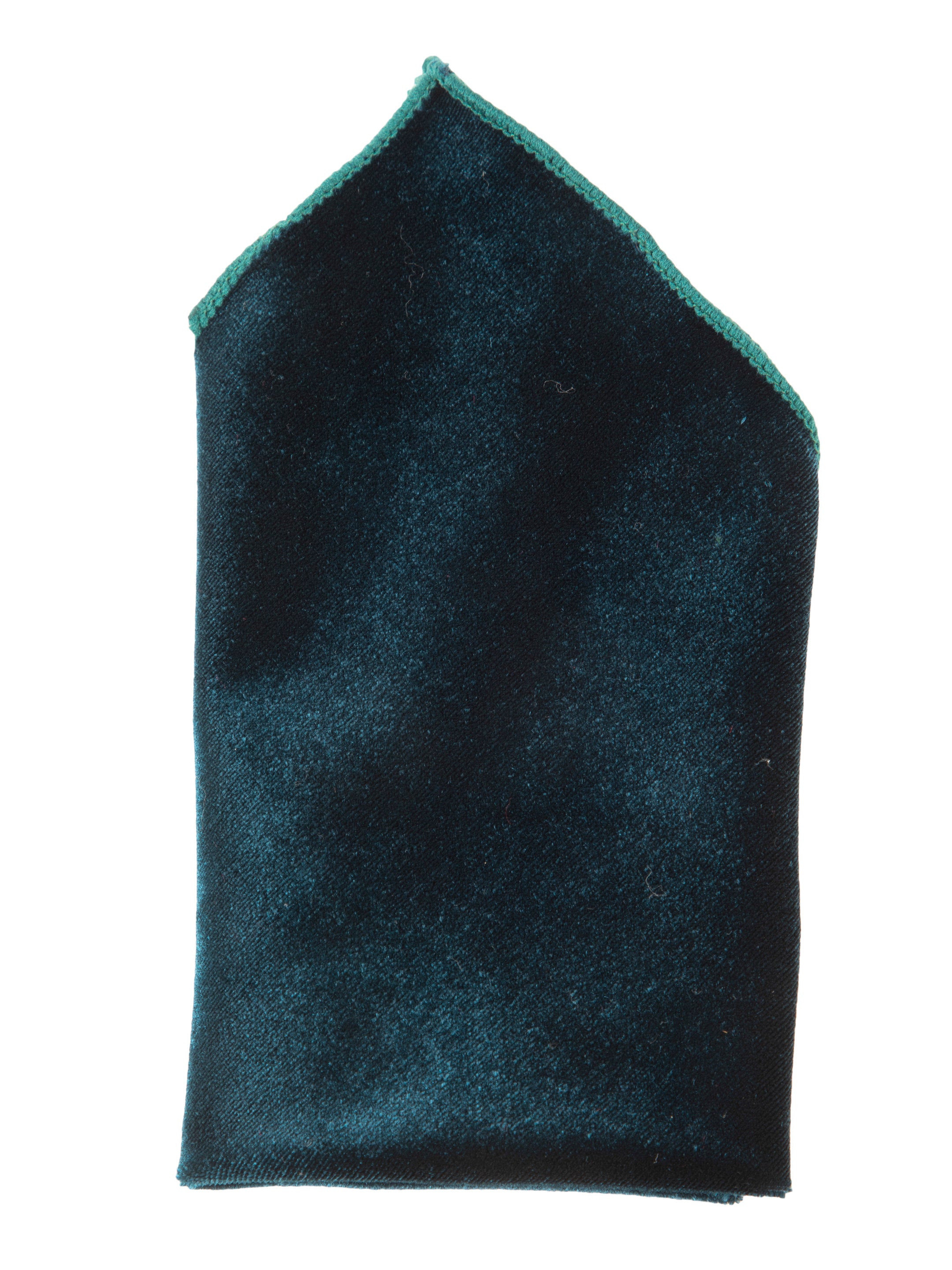 Alvaro Castagnino Turquoise Blue Colored Microfiber Pocket Square for Men