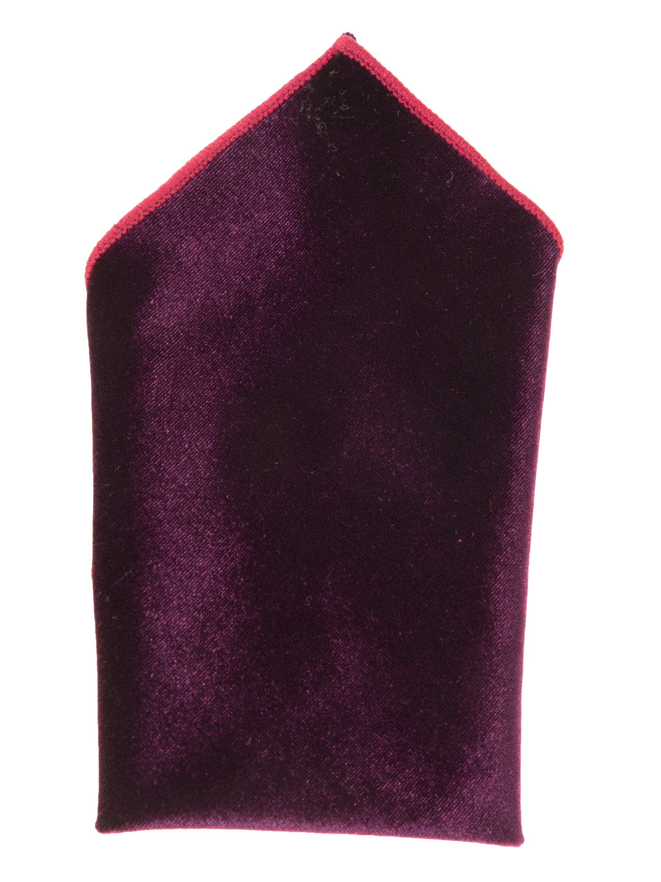 Alvaro Castagnino Burgundy & Red Colored Microfiber Pocket Square for Men