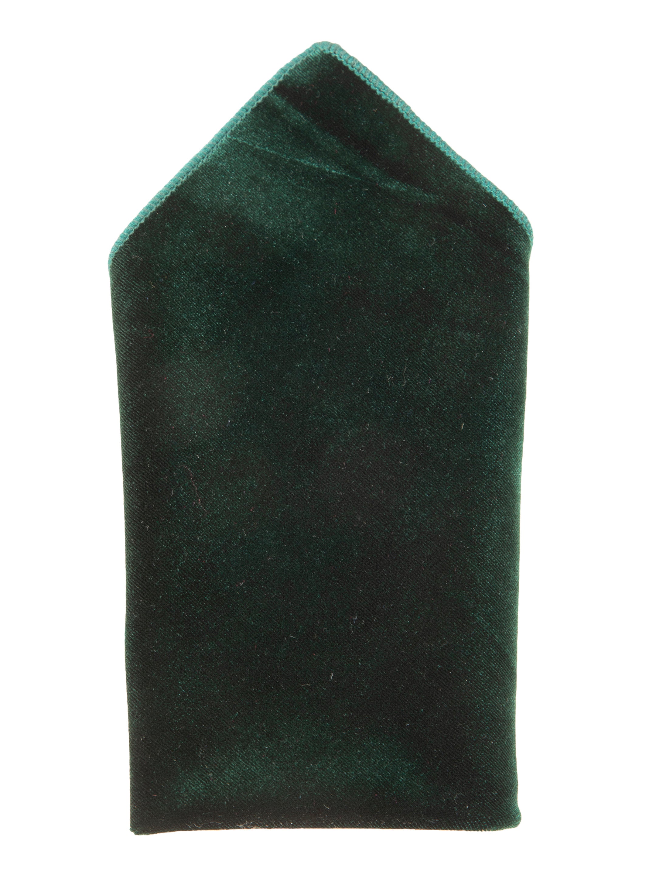 Alvaro Castagnino Green Colored Microfiber Pocket Square for Men