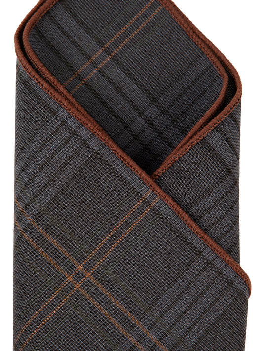 Alvaro Castagnino Yellow & Red Colored Microfiber Pocket Square for Men