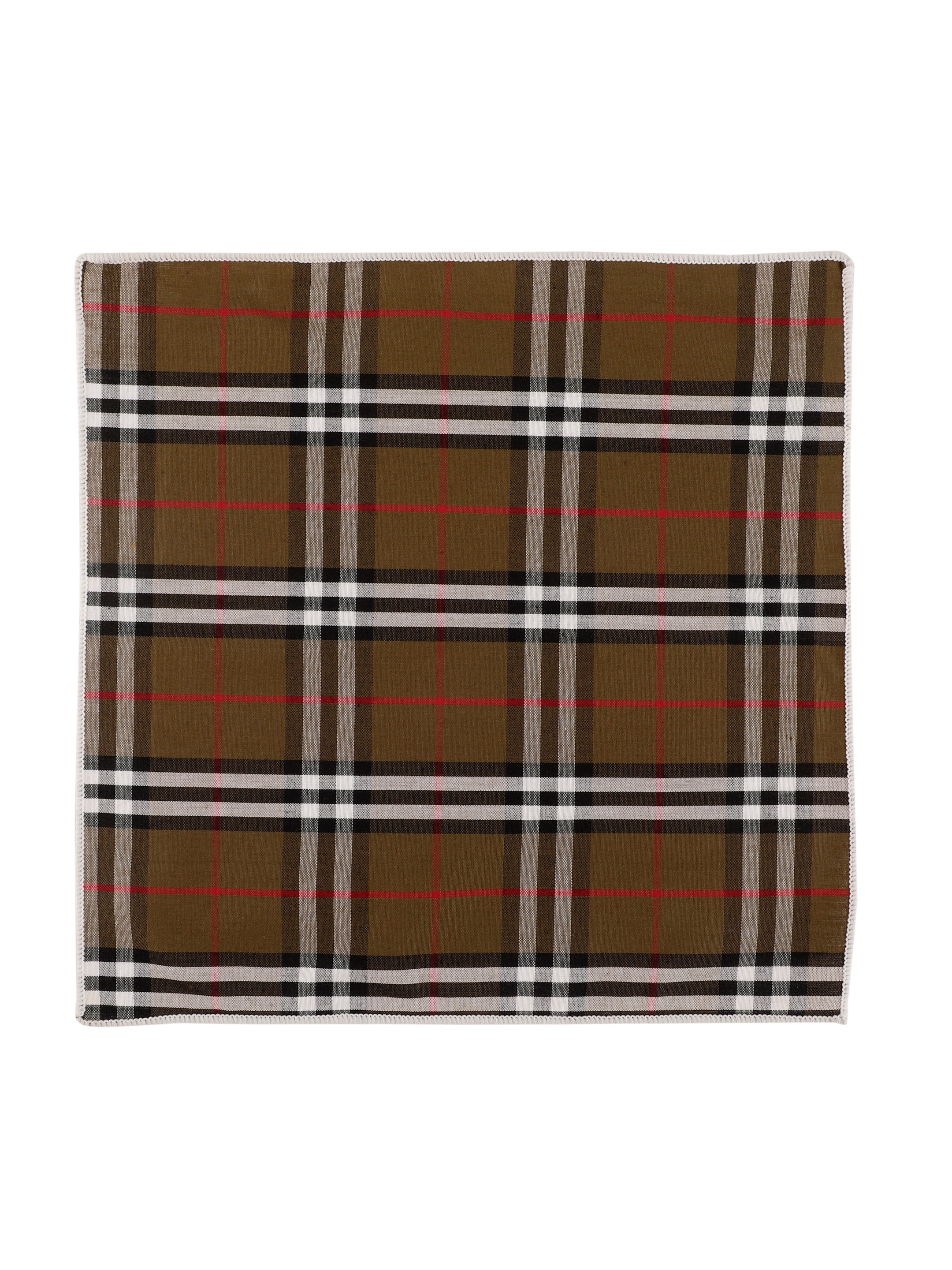 Alvaro Castagnino Brown & Multi Colored Microfiber Pocket Square for Men