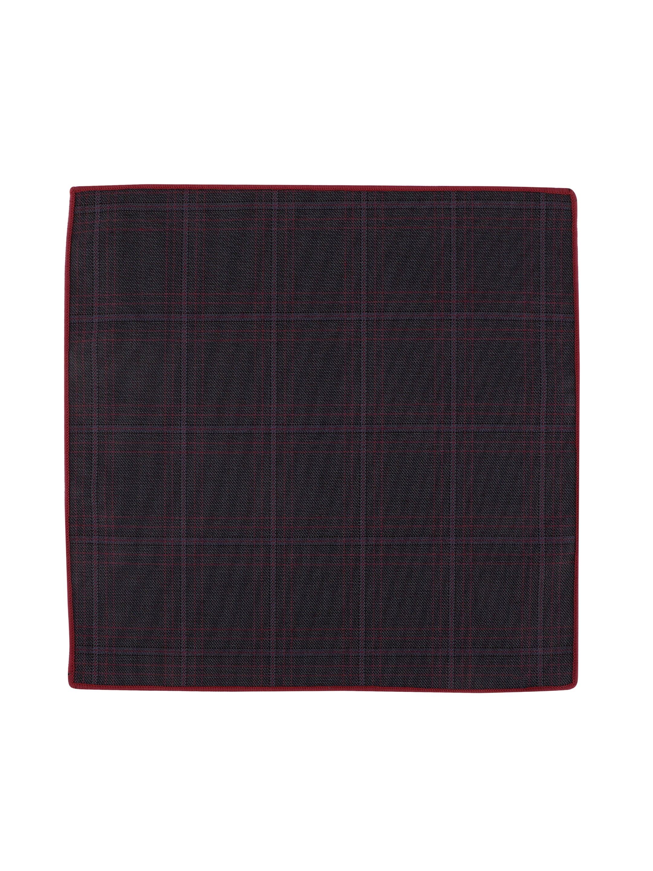 Alvaro Castagnino Blue & Maroon Colored Microfiber Pocket Square for Men