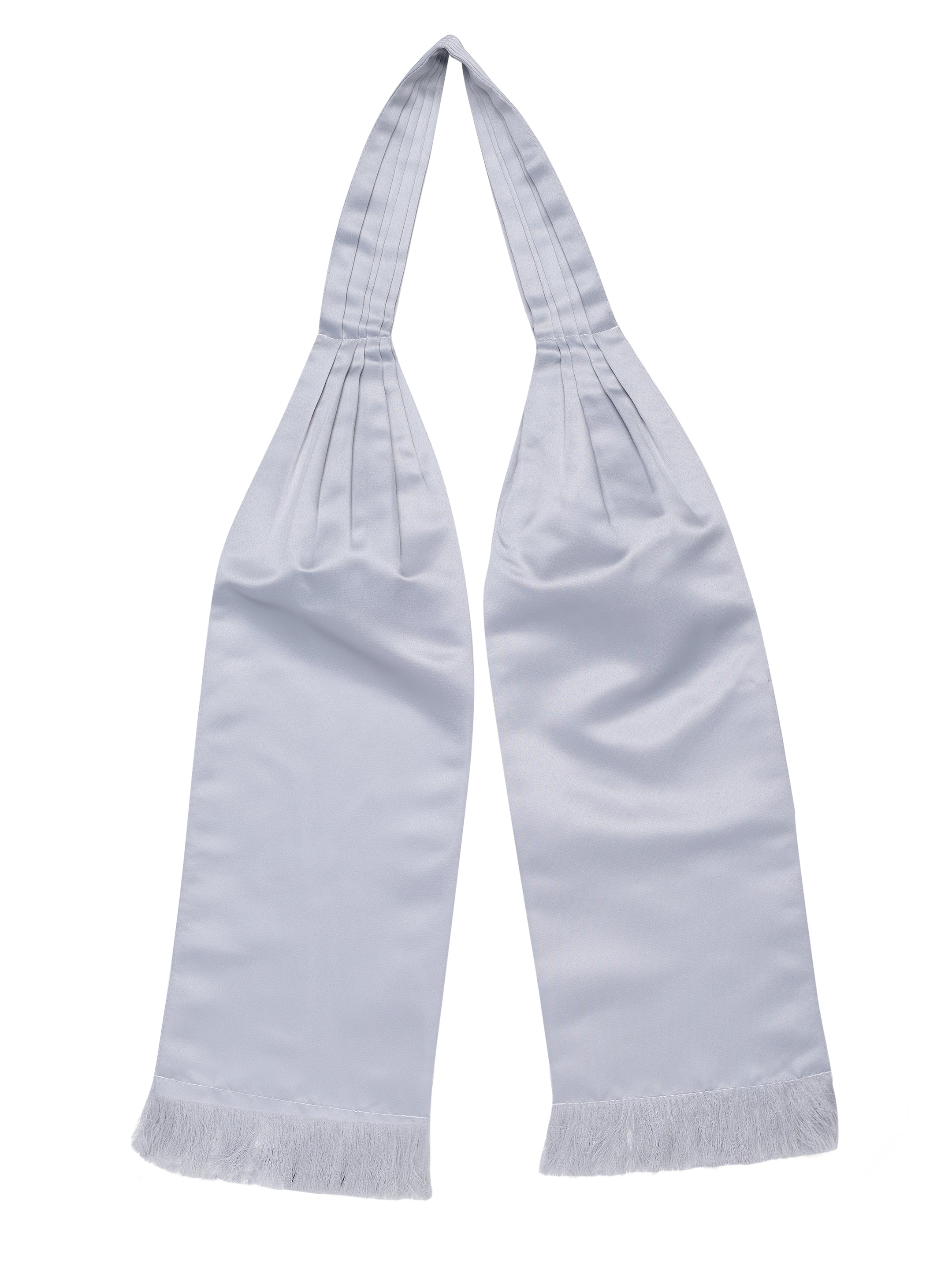 Alvaro Castagnino Grey Colored Microfiber Cravat  for Men