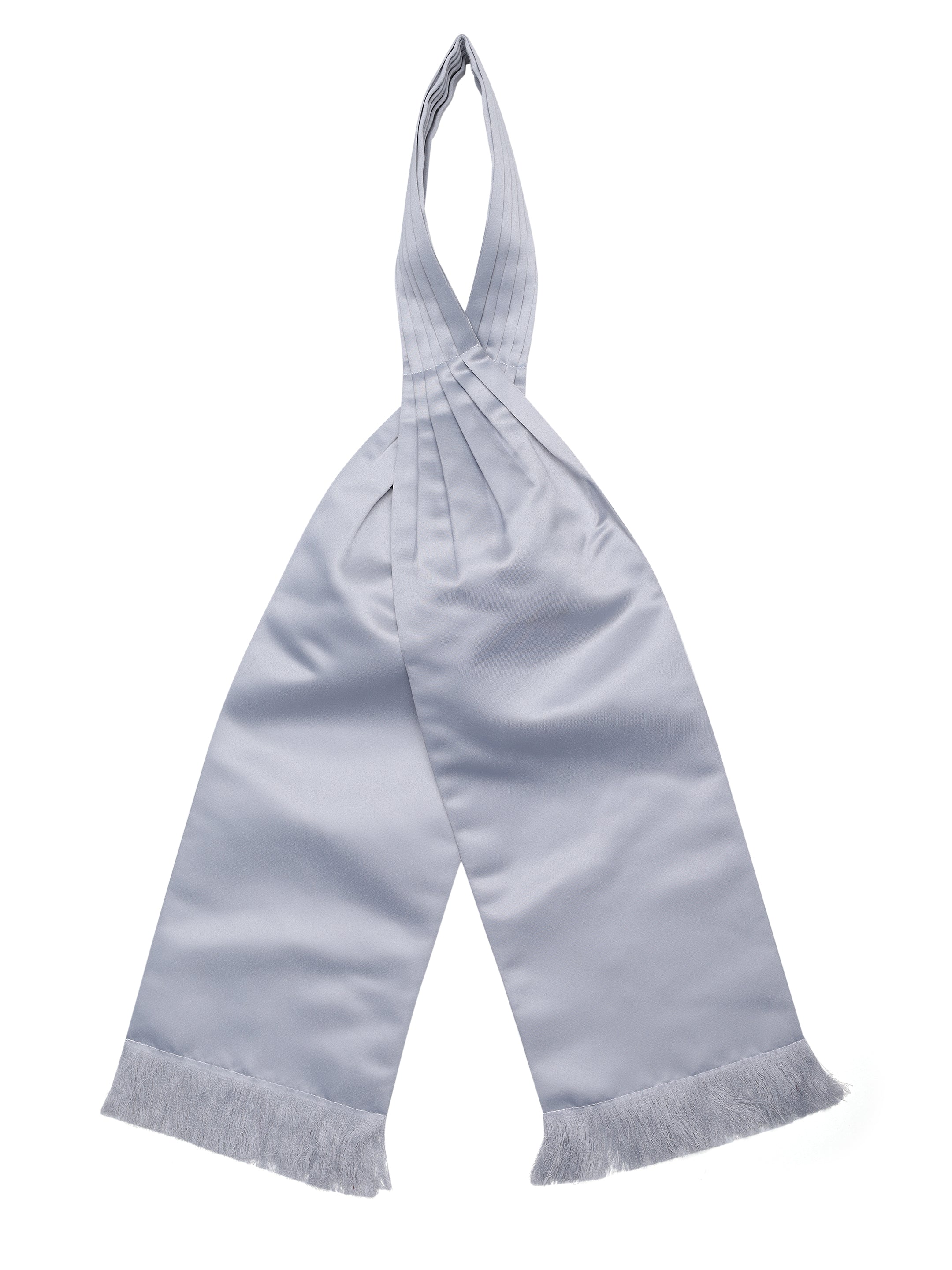 Alvaro Castagnino Grey Colored Microfiber Cravat  for Men