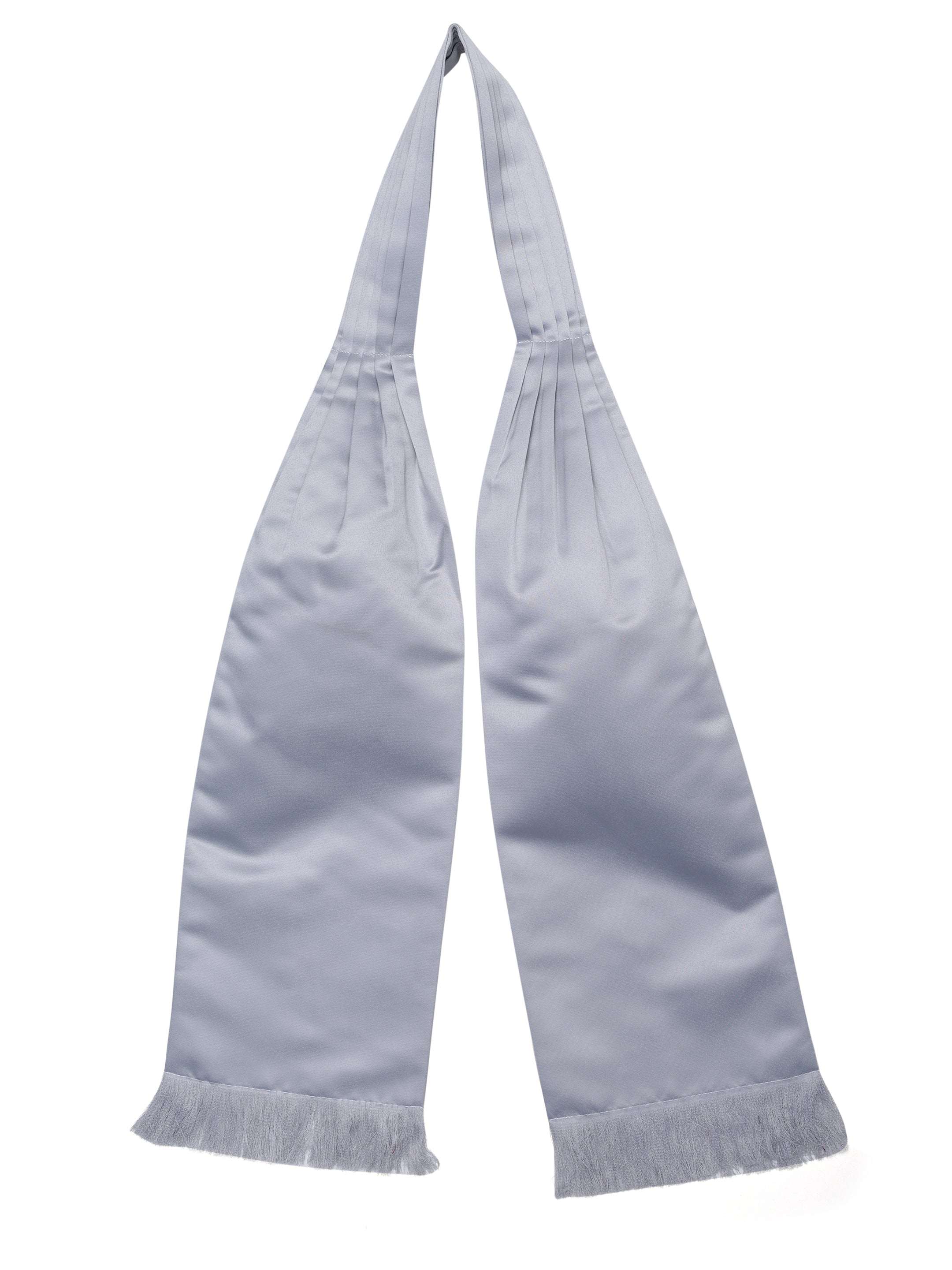 Alvaro Castagnino Grey Colored Microfiber Cravat  for Men