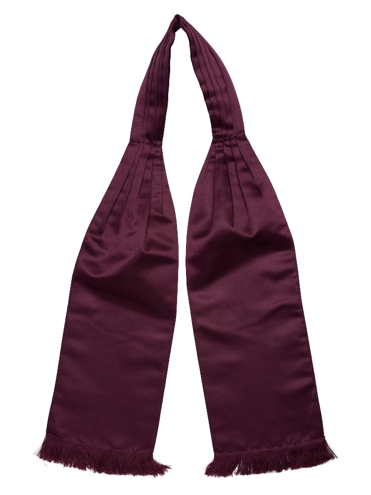 Alvaro Castagnino Burgundy Colored Microfiber Cravat  for Men