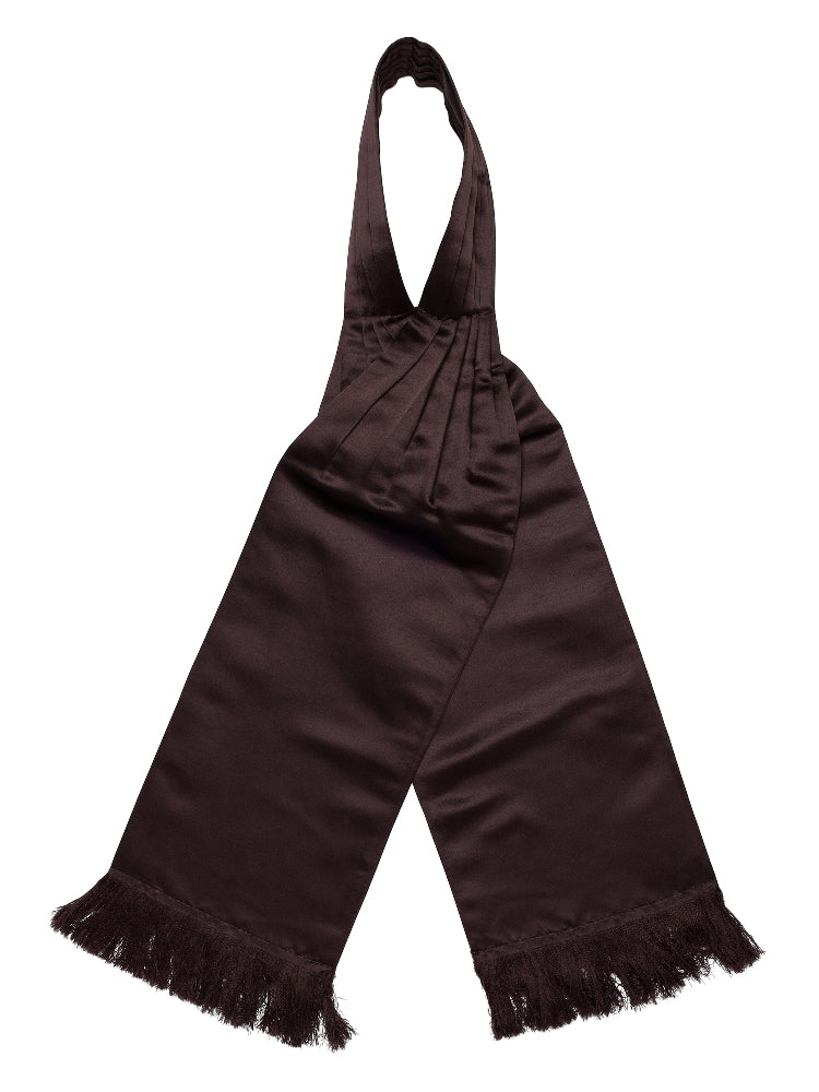 Alvaro Castagnino Brown Colored Microfiber Cravat  for Men