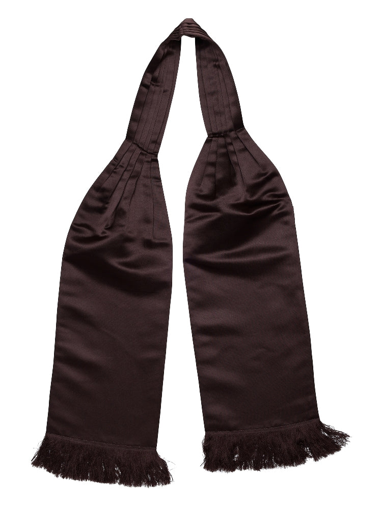 Alvaro Castagnino Brown Colored Microfiber Cravat  for Men