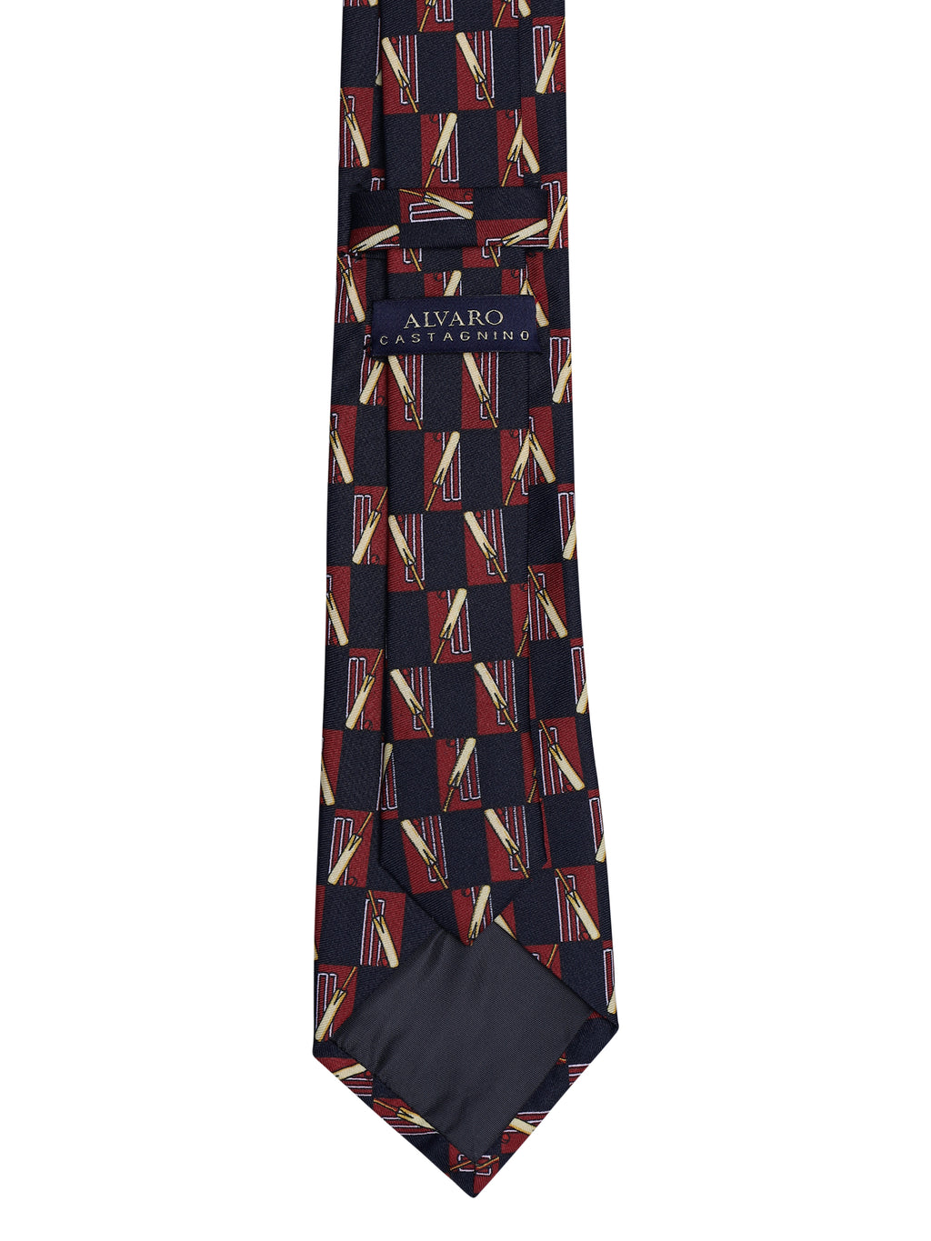 Alvaro Castagnino Men Printed Skinny Tie