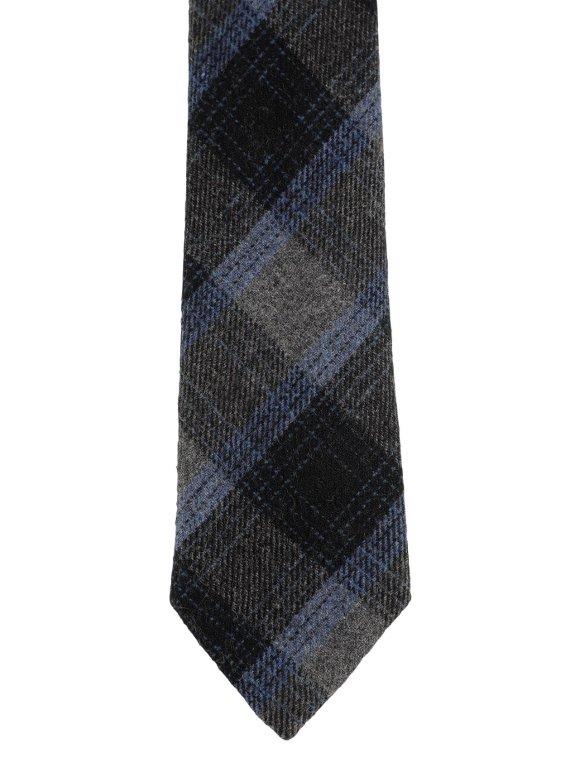 Alvaro Castagnino Grey & Blue Coloured Cotton Necktie for Men